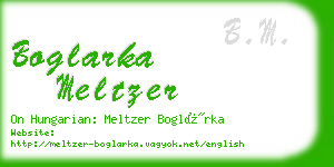 boglarka meltzer business card